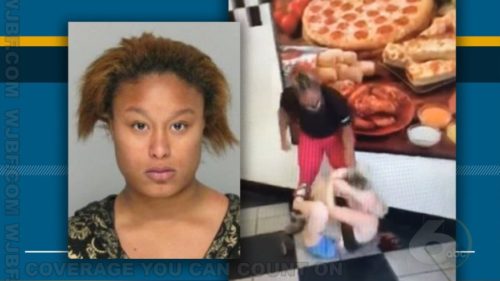 HORRIFIC VIDEO: Woman Savagely Attacked at Little Caesars in Georgia, Attacker’s Own Six-Year-Old Daughter Tried to Stop It