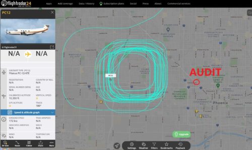 EXCLUSIVE: Spy Plane Identified Circling the Arizona Veterans Memorial Coliseum Where the Election Audit Is Taking Place – What’s Going On?