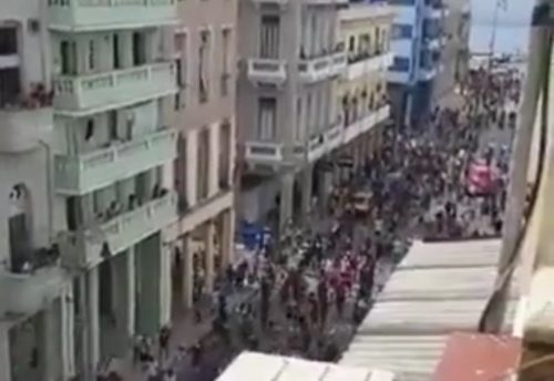 Thousands of Protesters Take to the Streets in Cuba Over Broken Healthcare System, Demand Freedom From Communist Dictatorship (VIDEO)