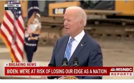 Joe Biden Slurs his Words, Mumbles about Grandpop and “Jargy” Stations – Then Finishes Off Speaking Gibberish in Michigan (VIDEO)