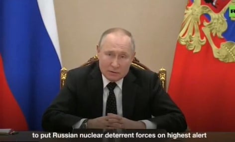 BREAKING VIDEO: Putin Orders Nuclear Deterrent Forces on Highest Alert